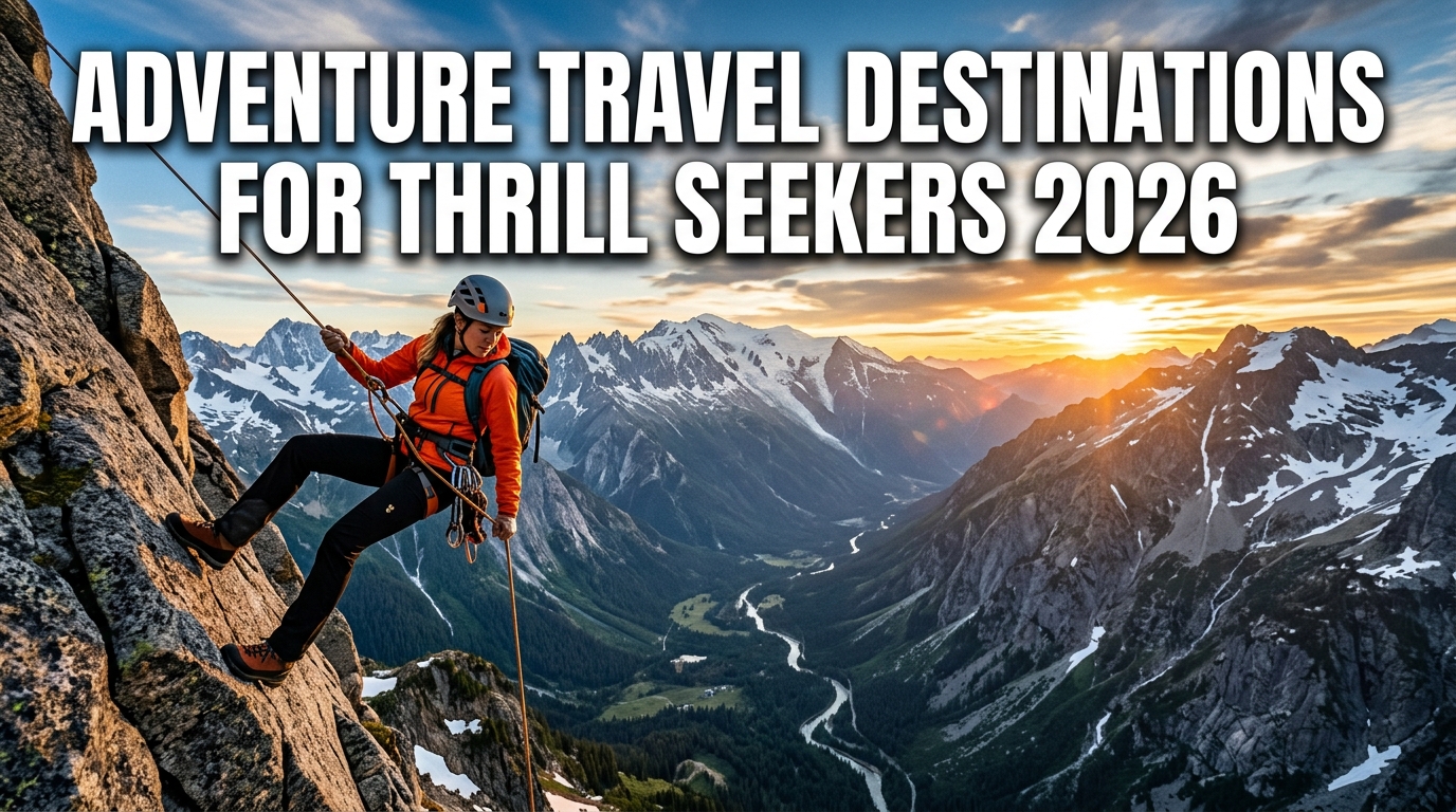 Adventure Travel Destinations For Thrill Seekers 2026